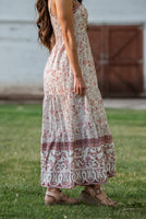 LIVING FREE BEAUTY - Original Boho Chic Floral Maxi Dress