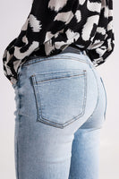 Q2 - Original High Waist Jeans With Slit Hem in Vintage Wash