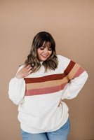 LIVING FREE BEAUTY - Original Cuddle Up Striped Sweater