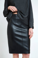 CONQUISTA FASHION - Original Pleather Pencil Skirt