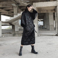 MARIGOLDSHADOWS - Original Satoko V-Collar Quilted Coat