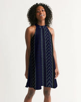 FIND YOUR COAST APPAREL - Original Women's One-Way Casual Halter Dress