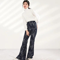 MARIGOLDSHADOWS - Original Takarra High Waist Denim Pants - Deep Blue