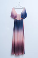 Q2 - Original Ombre Sweetheart Maxi Dress in Beige