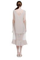 LAGEROSE - Original Boat Neck See Through Long Dress