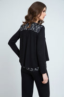 CONQUISTA FASHION - Original Cardigan With Pattern Detail