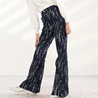 MARIGOLDSHADOWS - Original Takarra High Waist Denim Pants - Deep Blue