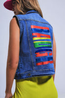 Q2 - Original Denim Midwash Waistcoat