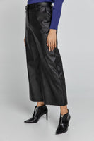 CONQUISTA FASHION - Original Black Faux Leather Culottes by Conquista Fashion