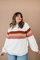 LIVING FREE BEAUTY - Original Cuddle Up Striped Sweater