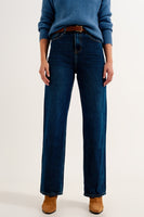 Q2 - Original Relaxed Mom Fit Jeans in Mid Wash Blue