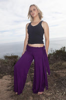 LUMINOUS BEING - Original Flare Yoga Pants-Parvati Long Plum