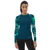 FIND YOUR COAST APPAREL - Original Women's Veronica Sleeve Sea Skinz Performance Rash Guard UPF 40+