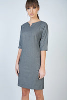 CONQUISTA FASHION - Original Elbow Sleeve Straight Tailored Dress