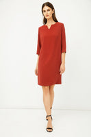 CONQUISTA FASHION - Original Rust Colour Straight Dress