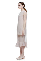 LAGEROSE - Original Boat Neck See Through Long Dress