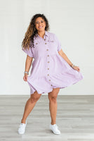 LIVING FREE BEAUTY - Original Extraordinary Life Button Down Dress