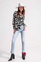 Q2 - Original High Waist Jeans With Slit Hem in Vintage Wash