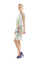 CONQUISTA FASHION - Original Floral Print Sleeveless Dress