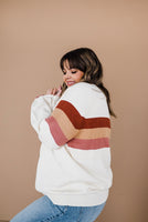 LIVING FREE BEAUTY - Original Cuddle Up Striped Sweater