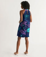 FIND YOUR COAST APPAREL - Original Women's Floral Veronica Casual Halter Dress