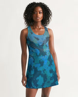 FIND YOUR COAST APPAREL - Original Women's Ocean Camo Casual Racerback Dress