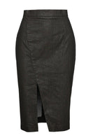 CONQUISTA FASHION - Original Dusty Green Pencil Skirt