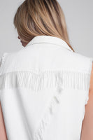 Q2 - Original Denim Vest in White