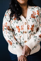 LIVING FREE BEAUTY - Original Floral Desires Open Cardigan