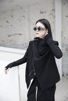 MARIGOLDSHADOWS - Original Sumire Long Sleeve Zipper Split Jacket