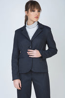 CONQUISTA FASHION - Original Button Blazer With Zip Detail