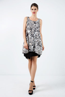 CONQUISTA FASHION - Original Line Print Layer Dress