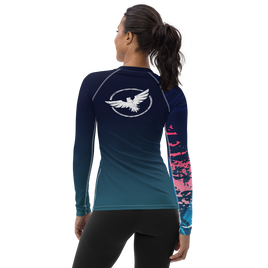 FIND YOUR COAST APPAREL - Original Women's Victory Sleeve Performance Rash Guard UPF 40+