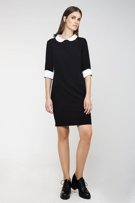 CONQUISTA FASHION - Original Straight Dress With Contrast Details