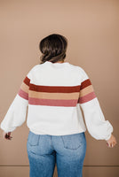 LIVING FREE BEAUTY - Original Cuddle Up Striped Sweater