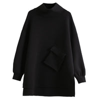 MARIGOLDSHADOWS - Original Tamaka Pocket Turtleneck Long Sleeve Shirt