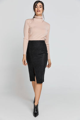 CONQUISTA FASHION - Original Black Pencil Skirt