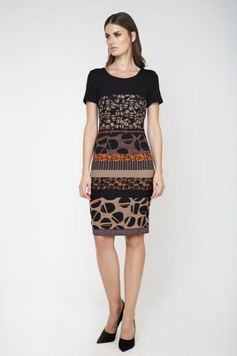 CONQUISTA FASHION - Original Short Sleeve Print Dress