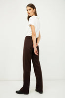 CONQUISTA FASHION - Original Classic Straight Trousers Brown