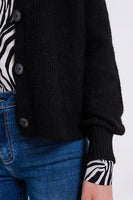 Q2 - Original Button Through Cardigan in Black