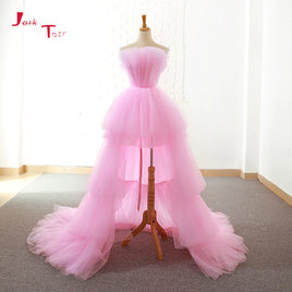 Original Jark Tozr Custom Made High Low Prom Dresses Vestido De Festa Alibaba China Pink Formal Gowns Ballkleider