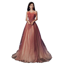 Original Evening Dress Long Sweetheart Sequins Luxury serene hill Party Ball Gowns For Women Formal Dress Pink Elegant Vestidos De Noite DIGITAL OFFICE ELECTRONIC