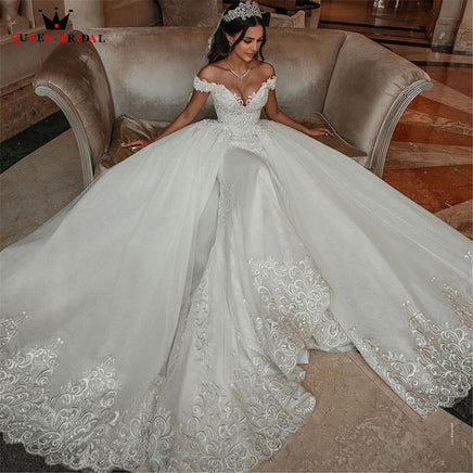 Original Wedding Dresses Vestido De Noiva 2022 Ball Gown V-neck Tulle Lace Crystal Beaded Elegant Wedding Gown Custom Made KB01 DIGITAL OFFICE ELECTRONIC