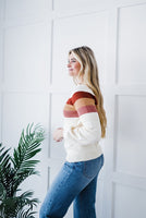 LIVING FREE BEAUTY - Original Cuddle Up Striped Sweater