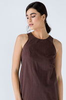 CONQUISTA FASHION - Original Brown Cotton Sack Dress