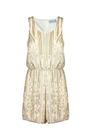 Q2 - Original Beige Sequin Romper