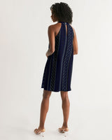 FIND YOUR COAST APPAREL - Original Women's One-Way Casual Halter Dress