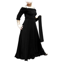 EVANESE INC. - Original Women's Plus Size Formal Long Evening Dress 3/4 Sleeves and Side Flare