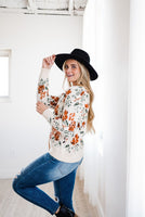 LIVING FREE BEAUTY - Original Floral Desires Open Cardigan