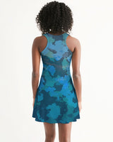 FIND YOUR COAST APPAREL - Original Women's Ocean Camo Casual Racerback Dress